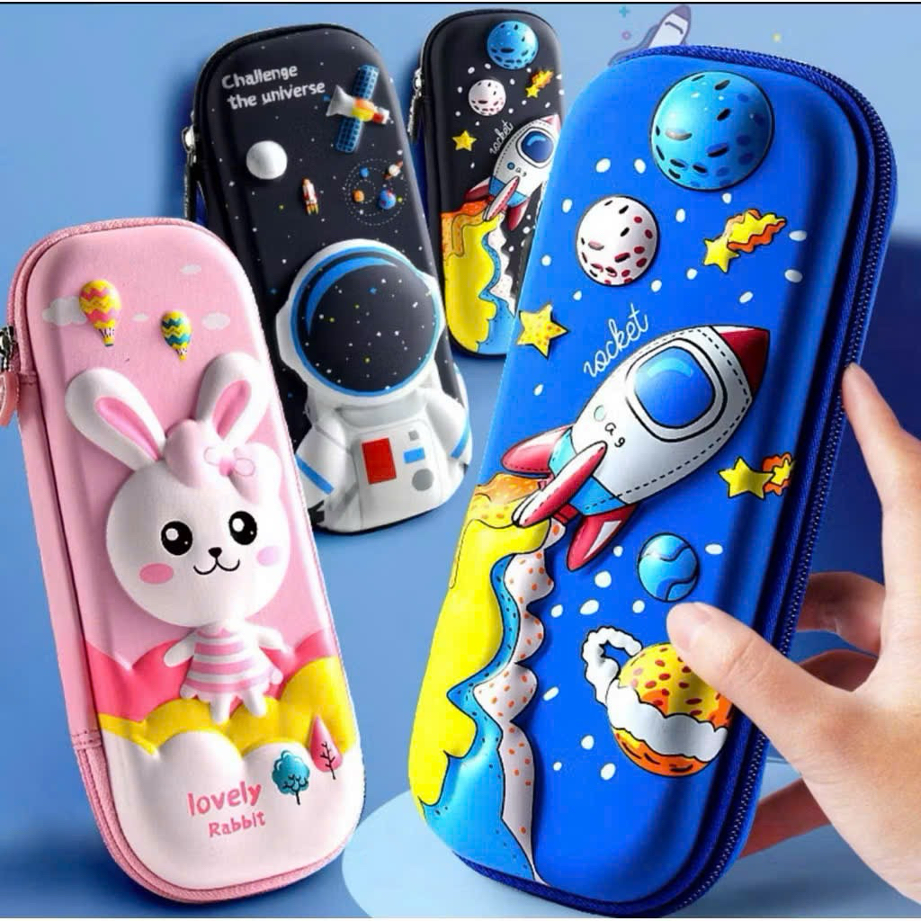 Hộp Bút In Lụa Họa Tiết cute - Hộp Đựng Bút Họa Tiết In Nổi  - ảnh 6