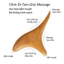 Dụng cụ bấm huyệt massage hình én bằng gỗ, cạo gió massage hỗ trợ xương khớp - Mỹ nghệ dưỡng sinh HT