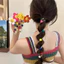 2 Cái Dây Cột Tóc Lò Xo Hoa Mặt Cười Dễ Thương Dành Cho Bé Yêu