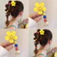 2 Cái Dây Cột Tóc Lò Xo Hoa Mặt Cười Dễ Thương Dành Cho Bé Yêu