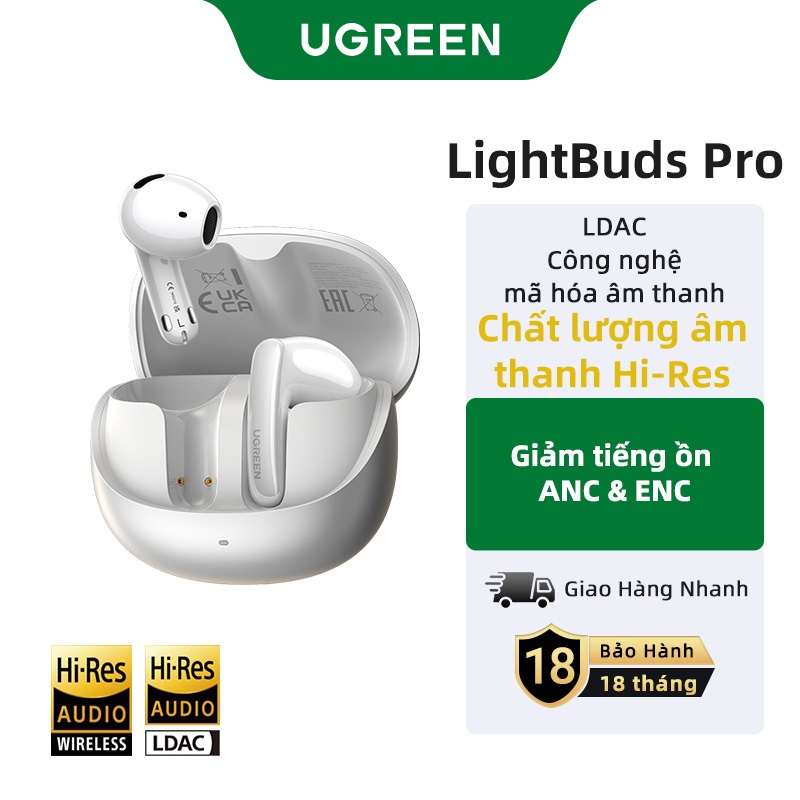 Tai nghe chống ồn chủ động lai UGREEN HiTune H6 Pro LDAC không dây âm thanh Hi-Res Tai nghe Tai nghe | BigBuy360 - bigbuy360.vn