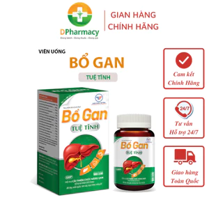 Viên Uống Bổ Gan Tuệ Tĩnh, Hỗ Trợ Cải Thiện Chức Năng Gan, Nóng Gan, Hạ Men Gan, Mẩn Ngứa, Vàng Da