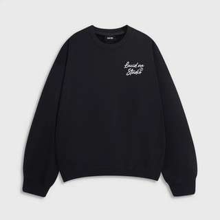 Áo sweater nỉ hai da Lucid Real form rộng unisex nam nữ Local Brand