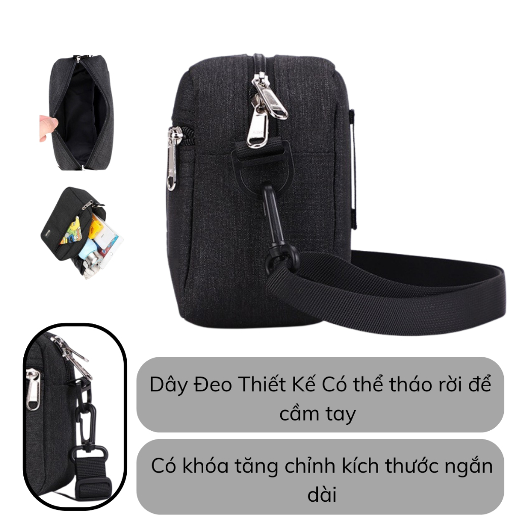[Peinn] GIÁ MỞ BÁN - Túi đeo chéo unisex Thời Trang cá tính MINTAS BAG_276