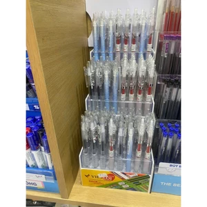 Bút bi bấm mực Gel VIỆT LỢI mực xanh, đen đỏ - VLA8