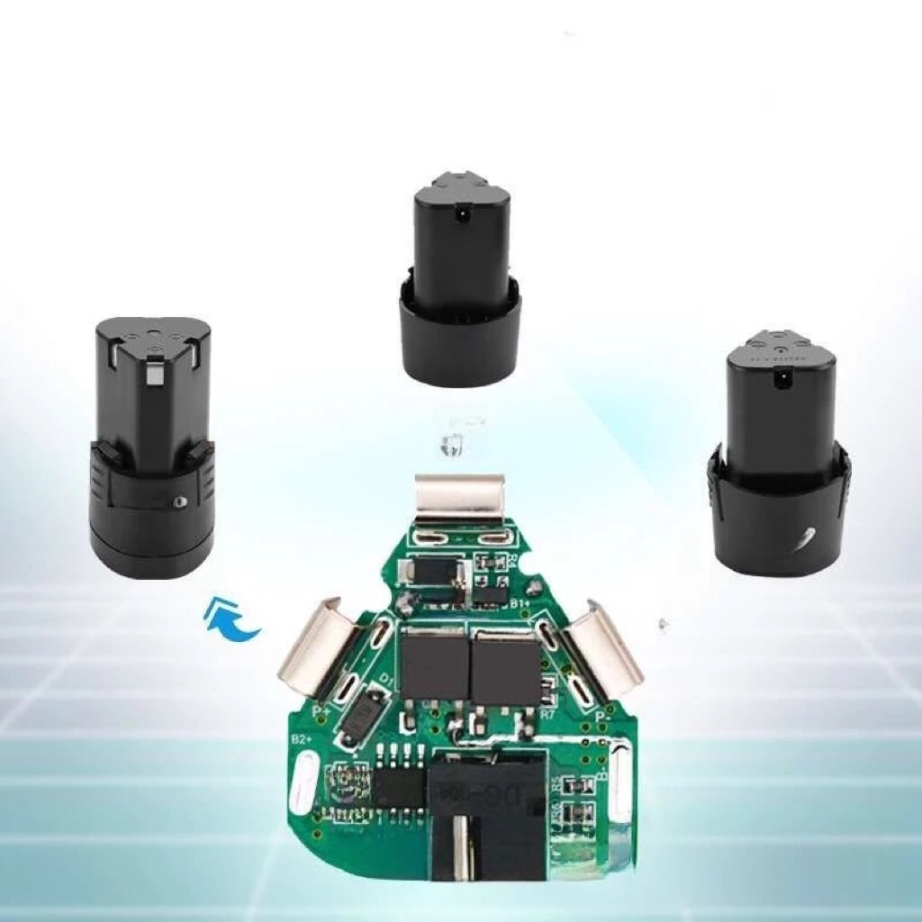 Phụ kiện pin tam giác 12V 2ah, đóng pin loại tốt mạch 2fet xả cao
