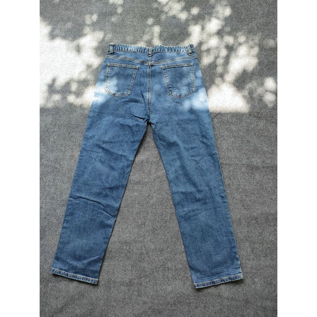 (BomoHouse) Quần jean nữ cotton ống đứng xuất Hàn bigsize - dư xịn