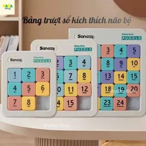 Đồ Chơi Bảng Trượt Số Xếp Hình Từ Tính, Lắp Ghép Số Nam Châm Sudoku Thông Minh Giúp Bé Học Toán Phát Triển Trí Tuệ