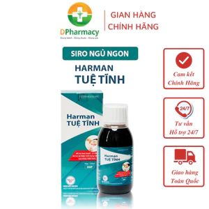 Siro Ngủ Ngon Harman TUỆ TĨNH, Hỗ Trợ Cải Thiện Tình Trạng Mất Ngủ, Ngủ Không Sâu Giấc Hay Giật Mình