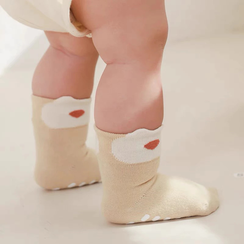 [Peinn] Set 5 Đôi Tất Vớ Chống Trơn Trượt Cho Bé Sơ Sinh Hình Mặt Thú Siêu Kute ss42 LILIRIA SSD42