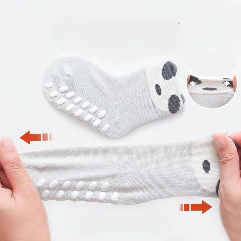 [Peinn] Set 5 Đôi Tất Vớ Chống Trơn Trượt Cho Bé Sơ Sinh Hình Mặt Thú Siêu Kute ss42 LILIRIA SSD42