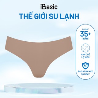 Combo 12 Quần lót nữ su lạnh iBasic không đường may phom bikini free cut PANW204