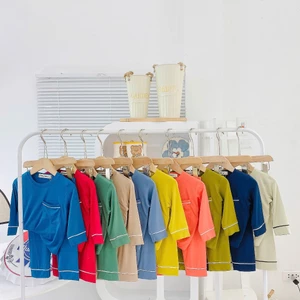 Soc Baby[Free Ship- 9-26kg ] Bộ Dài Chất Thun Lạnh In Họa Tiết Hoạt Hình Cho Bé Trai -Bé Gái ,Đ