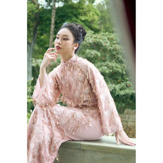 Sét áo dài kim sa lấp lánh siêu đẹp ạ 💯💝đi CHƠI, đi LÀM ,đi du lịch sang chảnh, xinh XINH đẹp