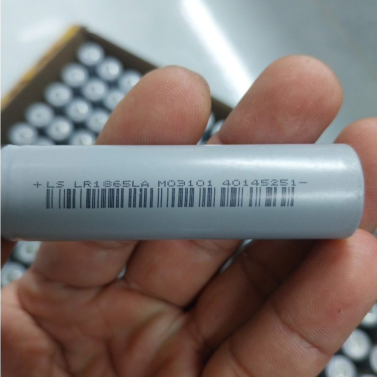 Pin Lithium Ion LS LR1865LA 18650 2000mAh xả 10c Xám chính hãng LISHEN ( Pin New 100% chưa Sạc Xã)