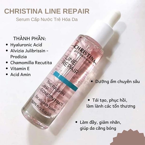 Serum cấp nước căng bong da HA Christina [ công ty full tem]
