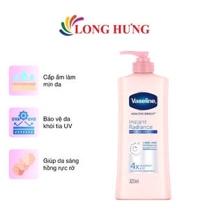Sữa dưỡng thể dưỡng trắng Vaseline Healthy Bright Instant Radiance (320ml/350ml)