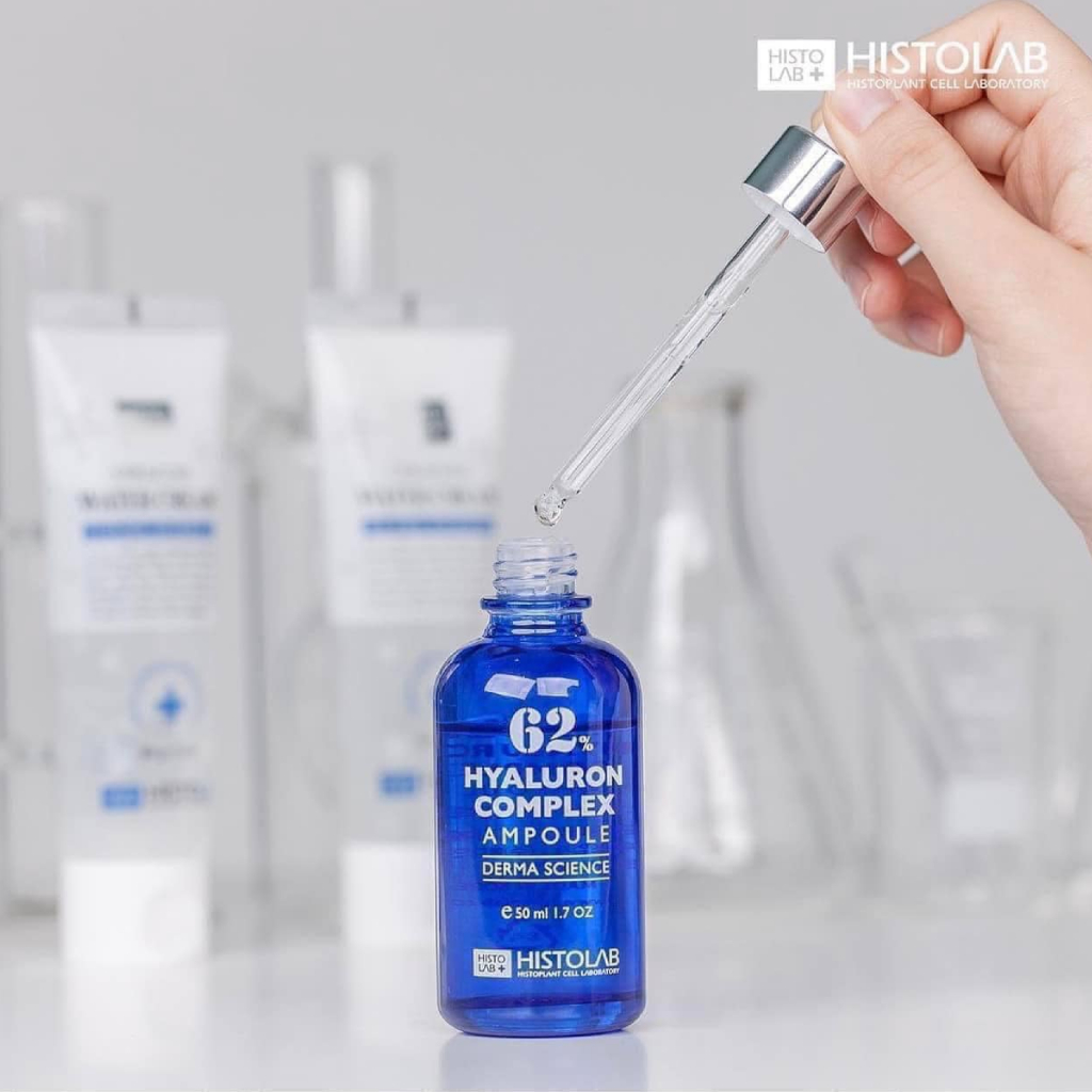 [HÀNG CÔNG TY]Tinh chất Cấp ẩm sâu HISTOLAB 62 hyaluron complex ampoule 50ML
