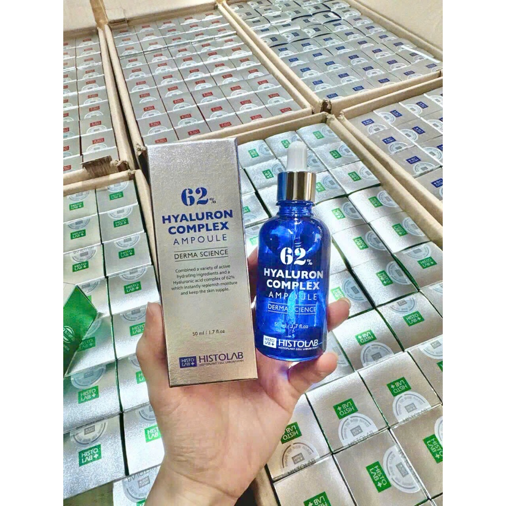[HÀNG CÔNG TY]Tinh chất Cấp ẩm sâu HISTOLAB 62 hyaluron complex ampoule 50ML