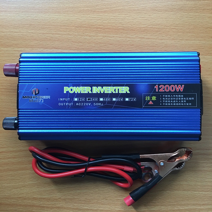Bộ đổi điện 24v 220v MAXIPOWER 1200W linh kiện chất lượng cao, ruột lõi đồng