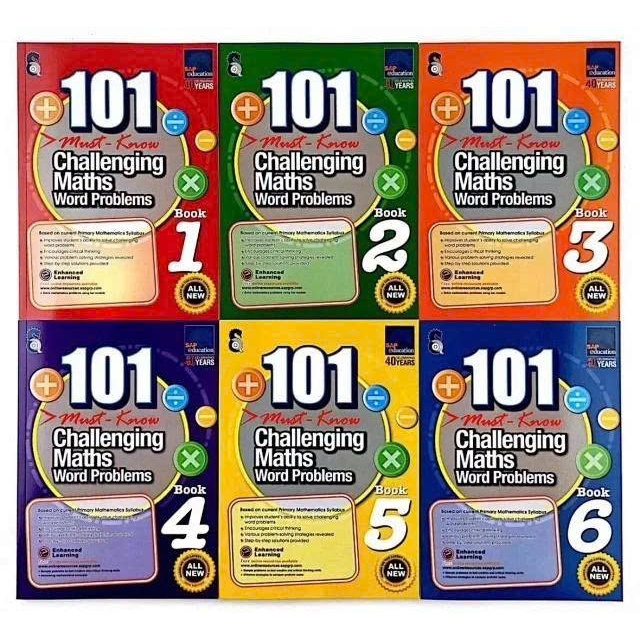Sách Tiếng Anh 101 Must Know Challenging Maths Word Problems – Bộ 6 ...