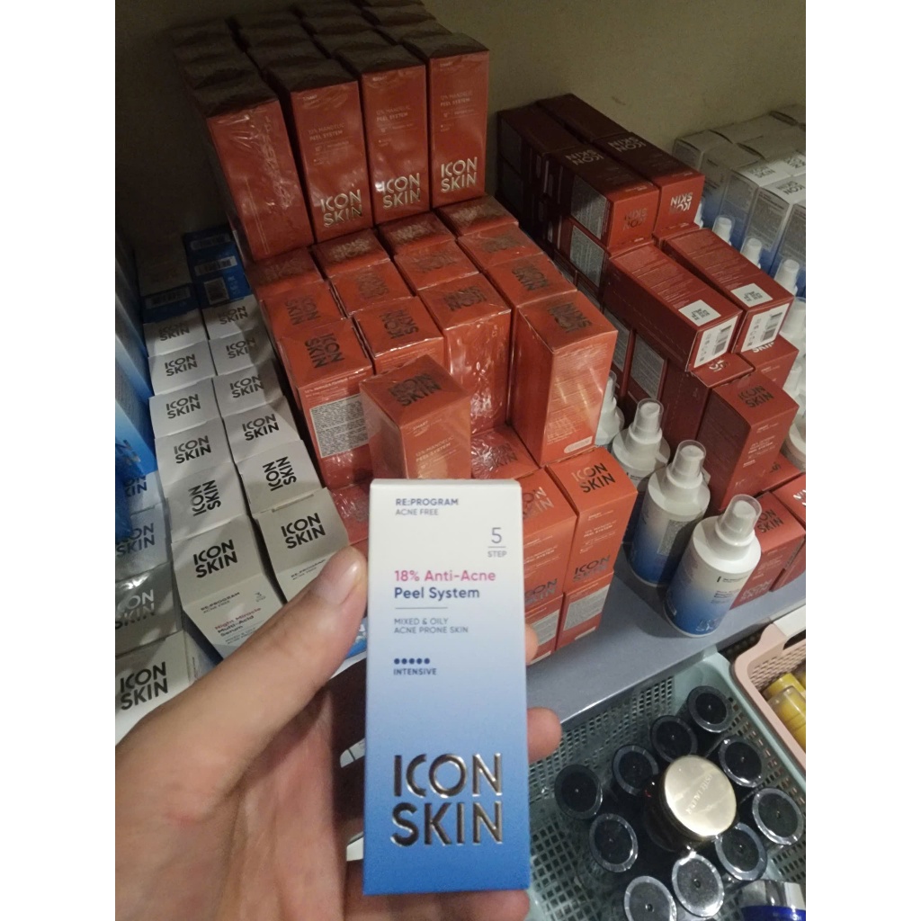 [ĐẠI LÝ CHÍNH HÃNG] Peel Icon Skin 18% Anti-Acne Smart peel system 30ml - Peel không bong, làm sáng da