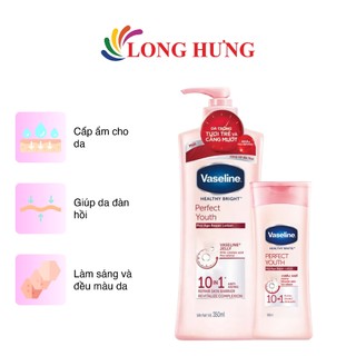 Sữa dưỡng thể Vaseline Healthy Bright Perfect Youth (100ml/350ml)