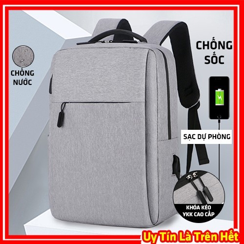 [Peinn] Balo laptop, balo đựng laptop đi học đi làm15.6 inch chống sốc nhiều ngăn, chống nước cao cấp MT-22337
