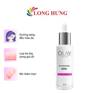 Tinh chất dưỡng trắng Olay Luminous Super Serum Niacinamide + AHA (30ml)