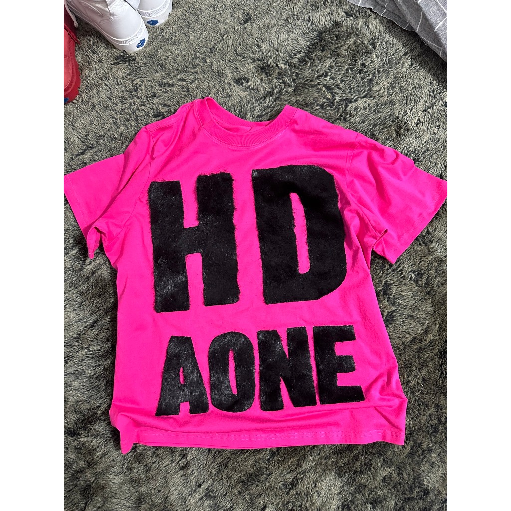 Áo thun Stee Cổ tròn Chữ lông HD AONE Localbrand ICVCVNI Unisex Cotton