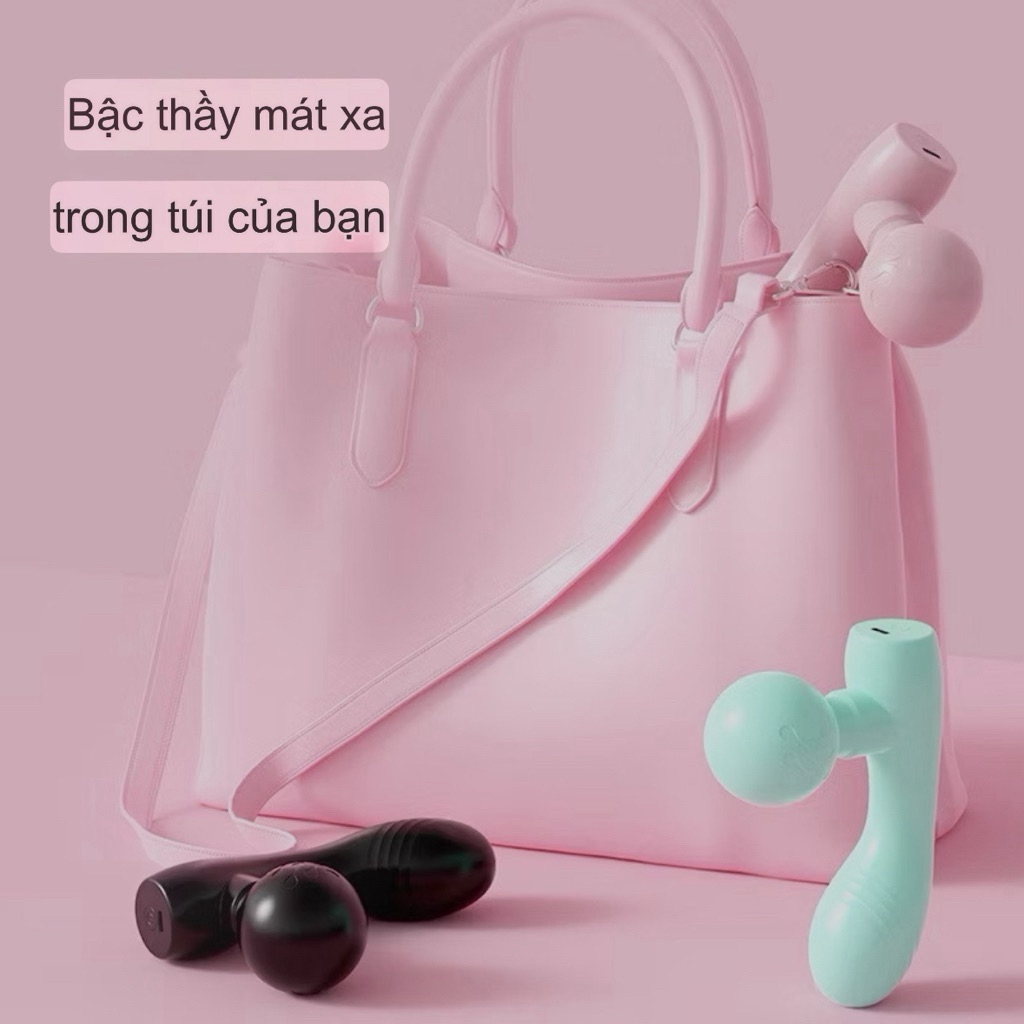 [M1] Máy Mát-xa Mini Cầm Tay Nhỏ Gọn – 3 Màu – Sạc USB – Giảm Mỏi Vai Gáy Toàn Thân