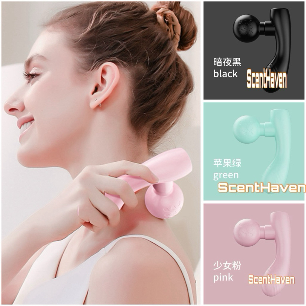 [M1] Máy Mát-xa Mini Cầm Tay Nhỏ Gọn – 3 Màu – Sạc USB – Giảm Mỏi Vai Gáy Toàn Thân