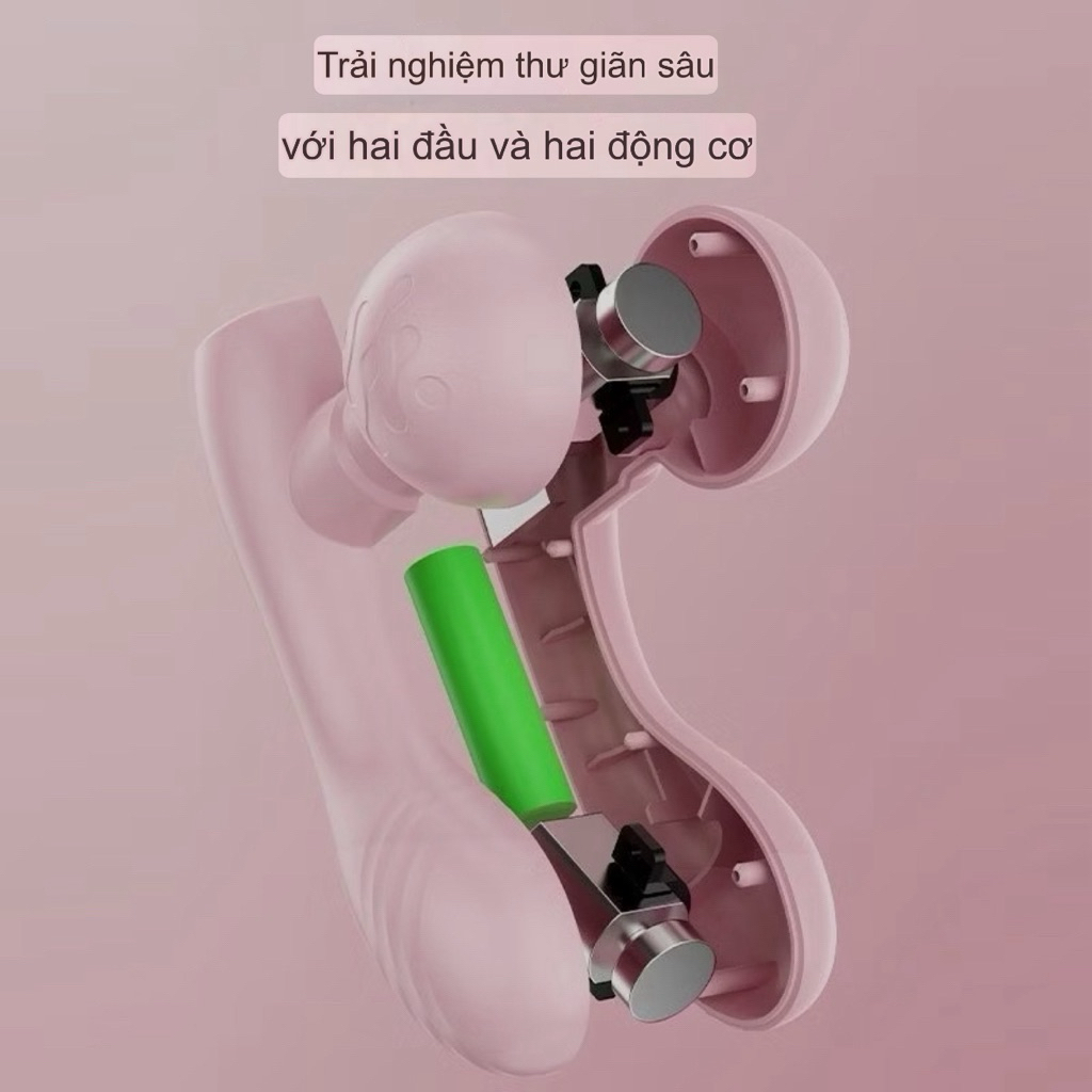 [M1] Máy Mát-xa Mini Cầm Tay Nhỏ Gọn – 3 Màu – Sạc USB – Giảm Mỏi Vai Gáy Toàn Thân