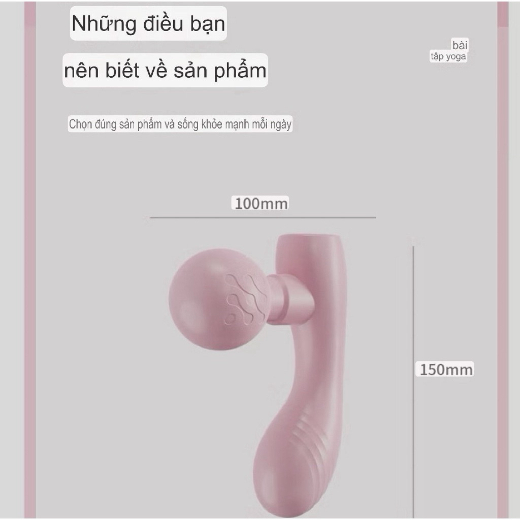 [M1] Máy Mát-xa Mini Cầm Tay Nhỏ Gọn – 3 Màu – Sạc USB – Giảm Mỏi Vai Gáy Toàn Thân