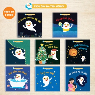 Sách - Combo 8 Cuốn Ehon Con Ma Tinh Nghịch- Phát Triển Tư Duy, Trí Tưởng Tượng Và Cảm Xúc Tích Cực  Cho Trẻ Từ 0-6 Tuổi