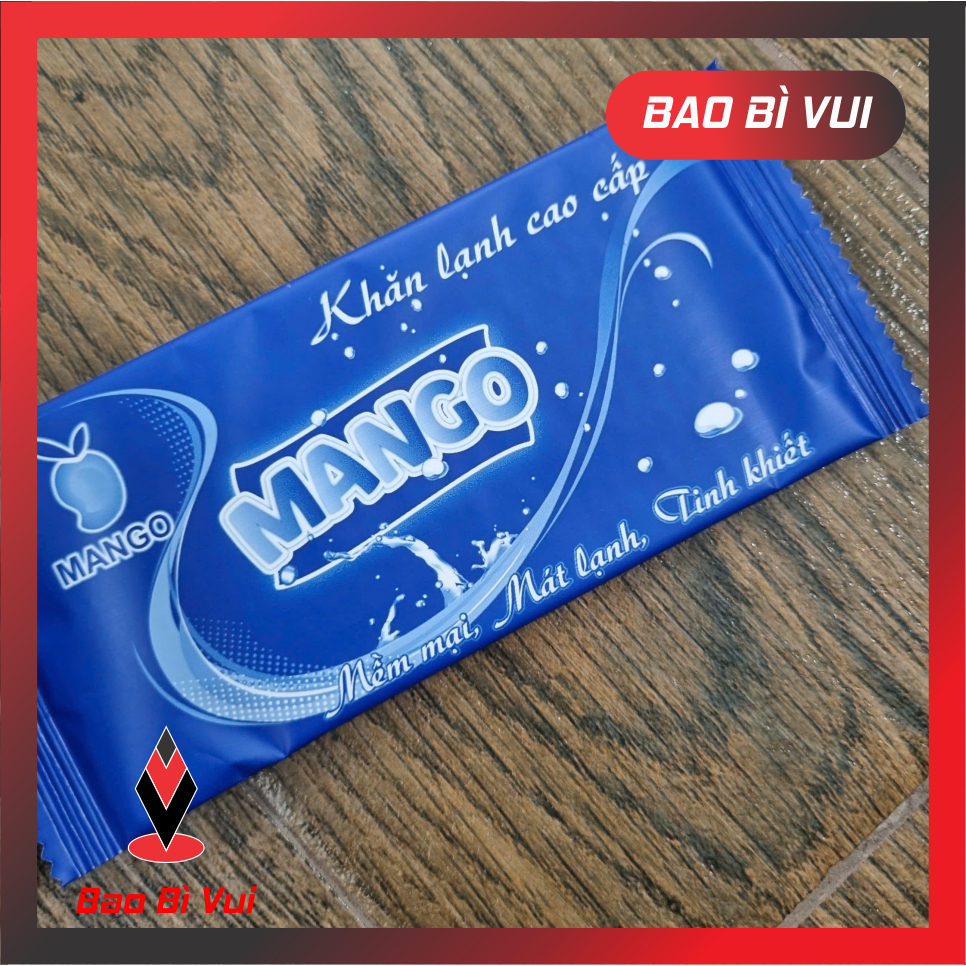 [200] Khăn lạnh tiện lơi, - có in theo yêu cầu - BAO BÌ VUI