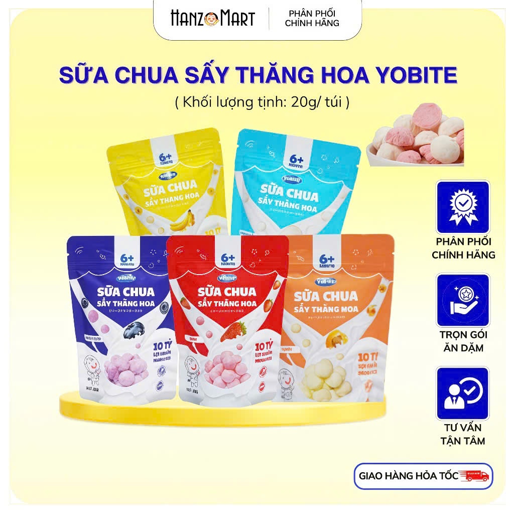 Sữa chua khô cho bé YoBite 6m+