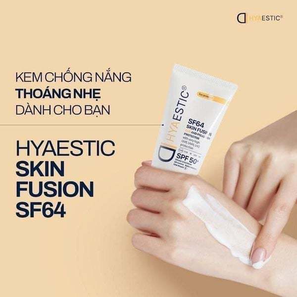 [HÀNG CÔNG TY] Hyaestic Skin Fusion SF64 Sun And Pollution Protector SPF50+ - Kem Chống Nắng 50ml