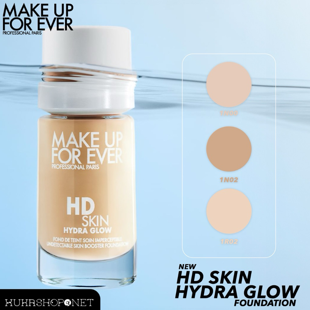 Kem nền Make Up For Ever HD Skin nắp be 1R02– Nền sáng hồng tự nhiên, căng bóng chuẩn Pháp