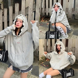 🔥Gemini_store//Áo Hoodie Lace Up Regods – Phối Ren Nón & Tay Siêu Xinh