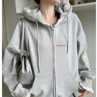 🔥Gemini_store//Áo Hoodie Lace Up Regods – Phối Ren Nón & Tay Siêu Xinh