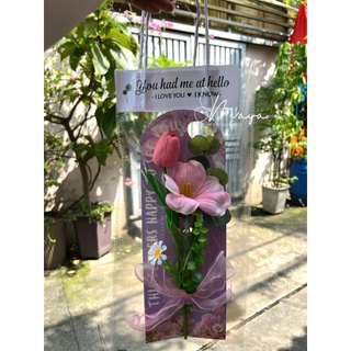 SET Tulip Mix Bìa, Túi & Viết Thiệp Khi Yêu Cầu – Quà tặng thiệp, bìa thư, tỏ tình, tặng doanh nghiệp