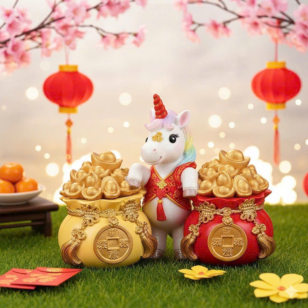 COMBO Hũ Đựng Muối Gạo Tài Lộc Đầu Năm Mới, Hũ Thần Tài May Mắn Bày Bàn Gia Tiên,  Thần Tài Phong Thủy