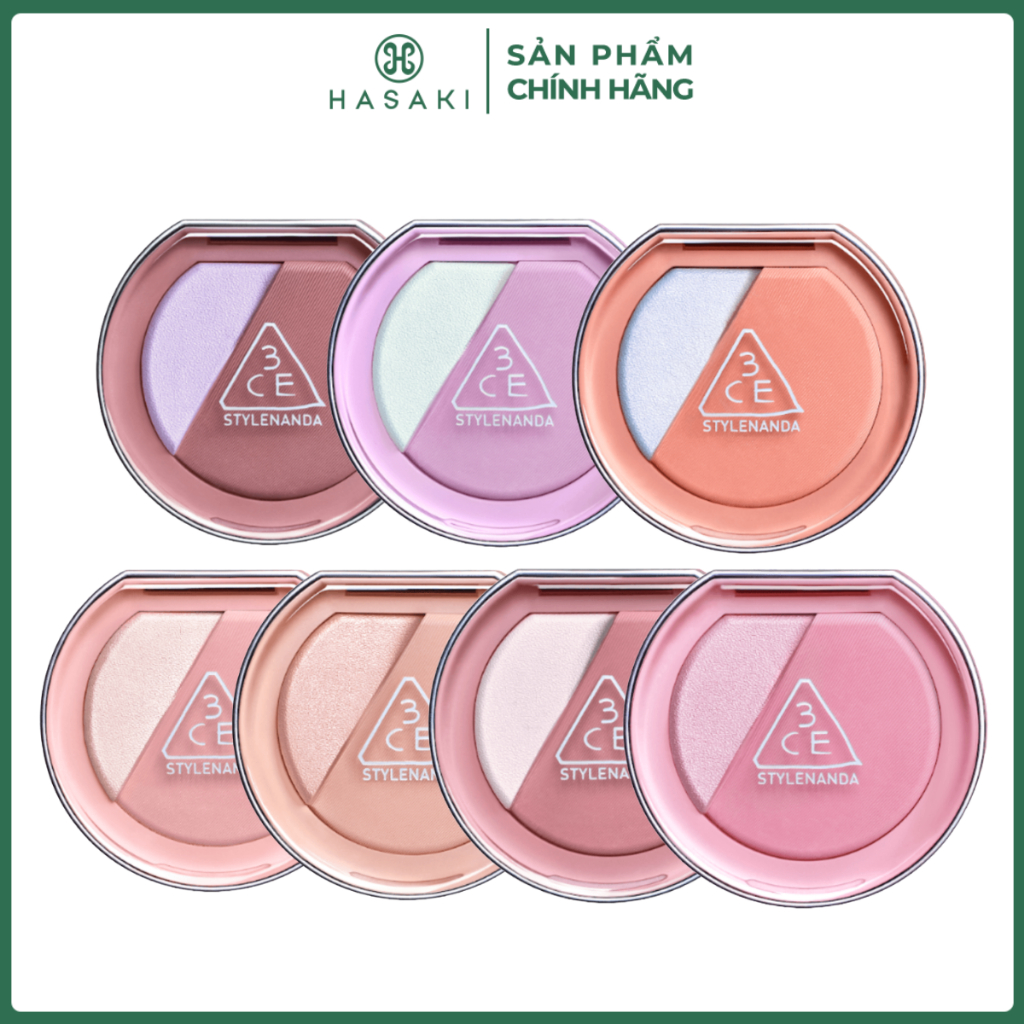 Phấn Má Hồng 3CE Blushlighter 9g .#Slick