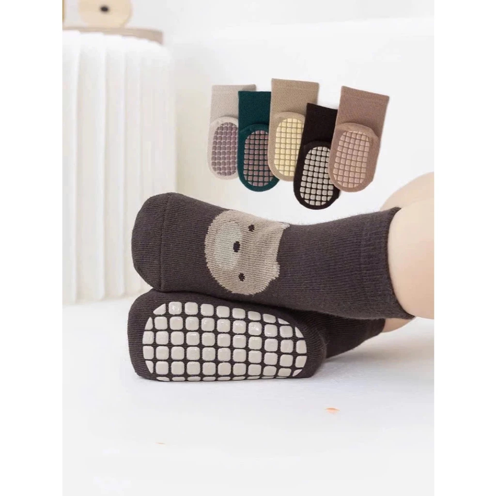 [Peinn] Tất Vớ Trẻ Em Sơ Sinh Thú Cotton Chống Trơn Trượt Cho Bé Trai, Bé Gái Đi Cực Xinh Cao1 [ L201 ] SSD01