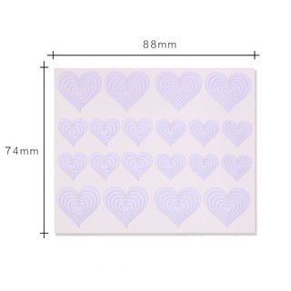 Bộ 12 miếng dán móng tay, miếng dán móng tay họa tiết rỗng
