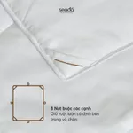 Chăn Mây Sen Đá Home Bedding 220x200 ruột chăn đông hè bông lông vũ nhân tạo Microfiber cao cấp khách sạn 5 sao 2m2 2m — ảnh 6