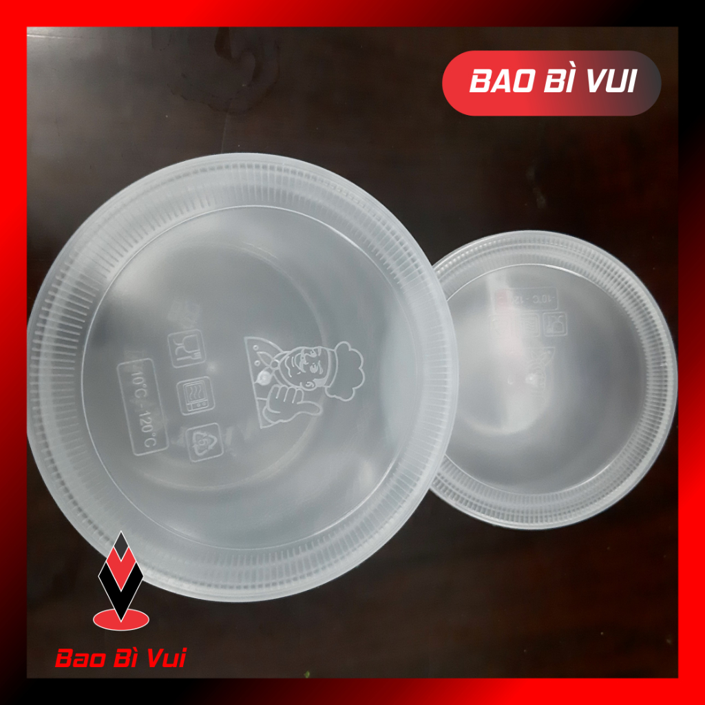 [Lốc 50 cái] Thố nhựa PP  250 / 500/ 750ml - BAO BÌ VUI