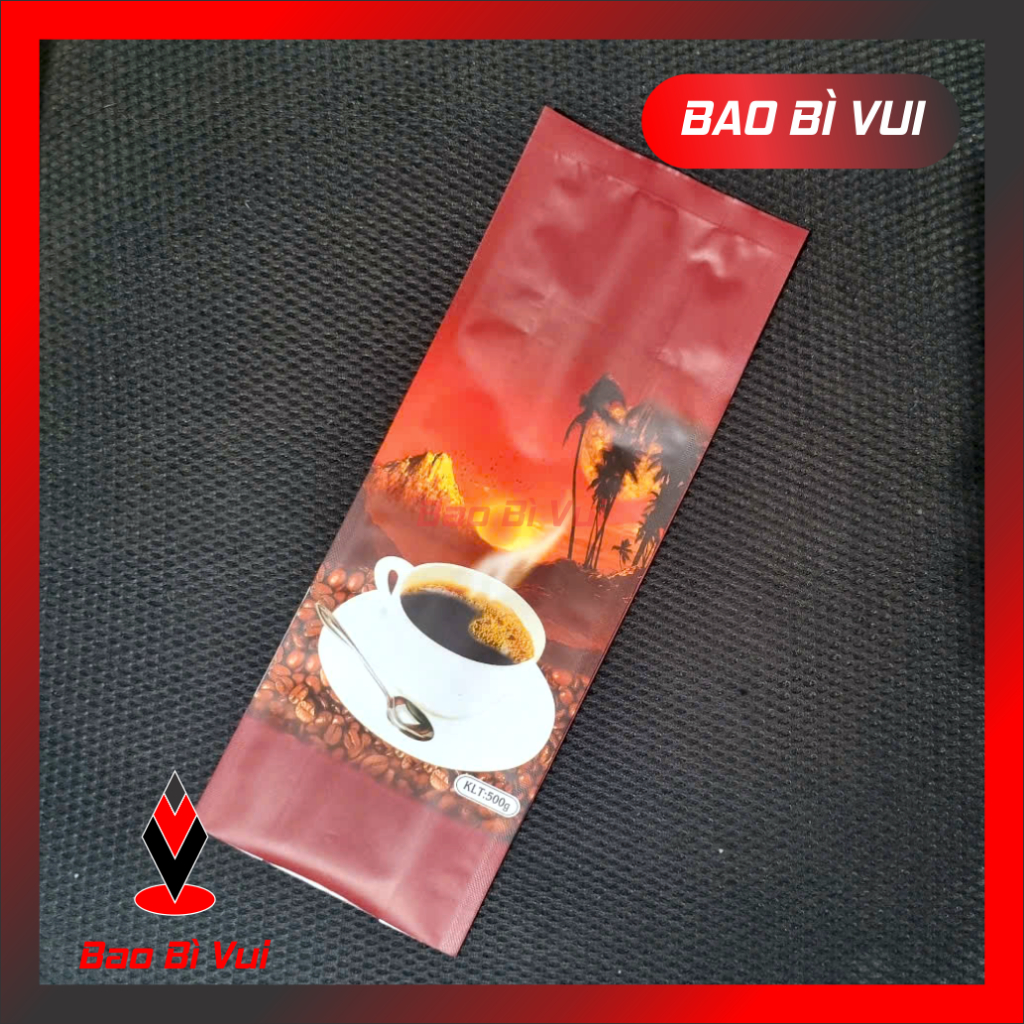[1KG] Túi cà phê in hình sẵn - nhiều mẫu - BAO BÌ VUI