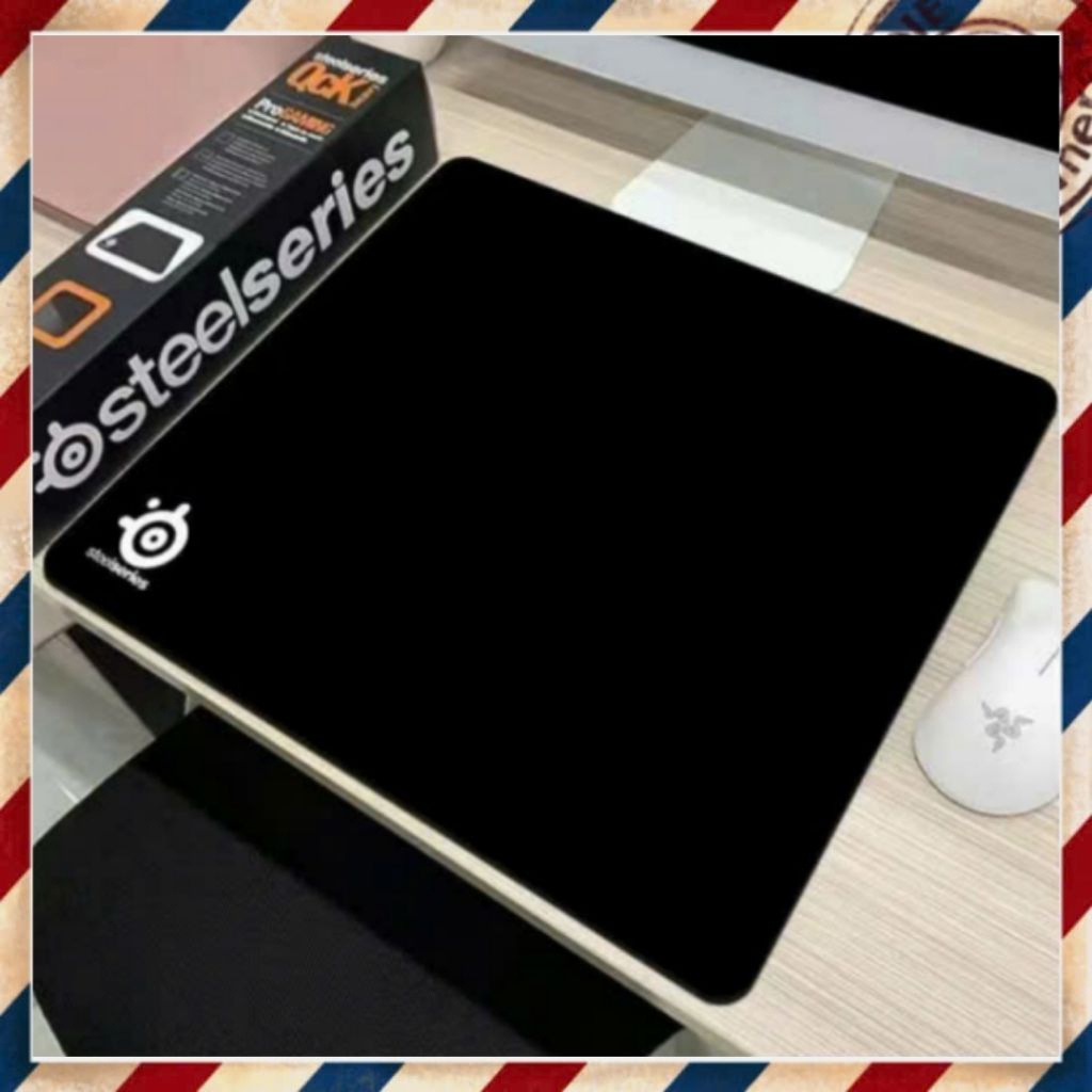 Bàn di chuột QCK Steelseries size 450*401*6mm màu đen new (no box) | BigBuy360 - bigbuy360.vn